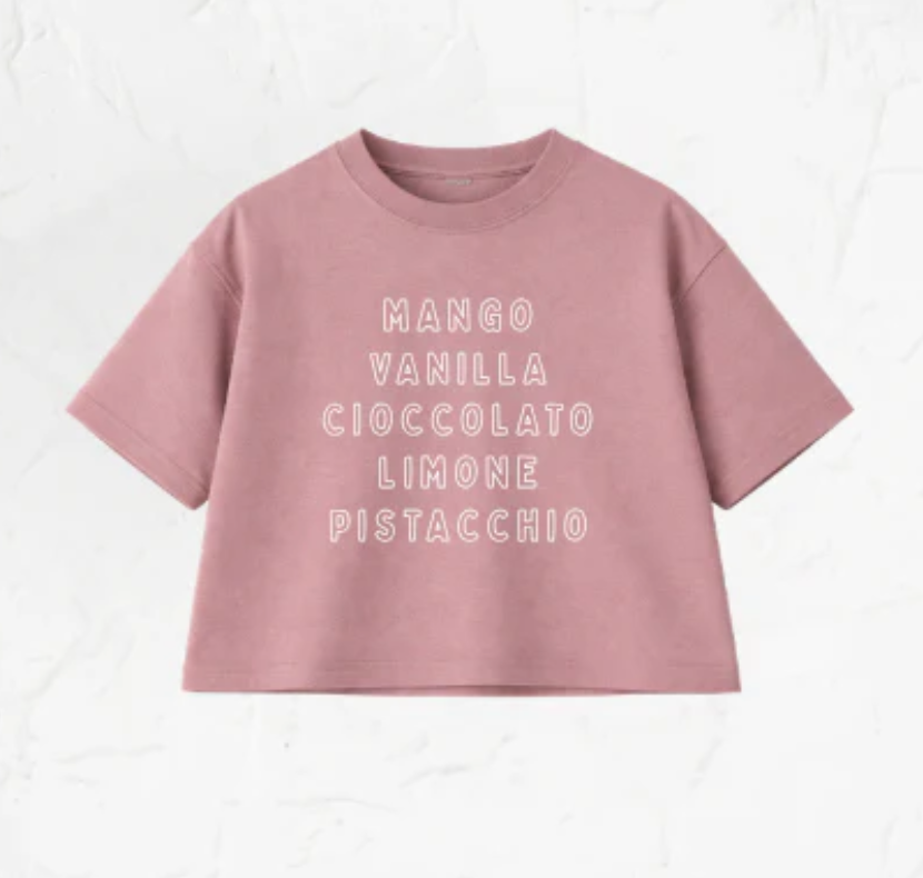 Boxy Oversized Graphic Tee - Gelateria