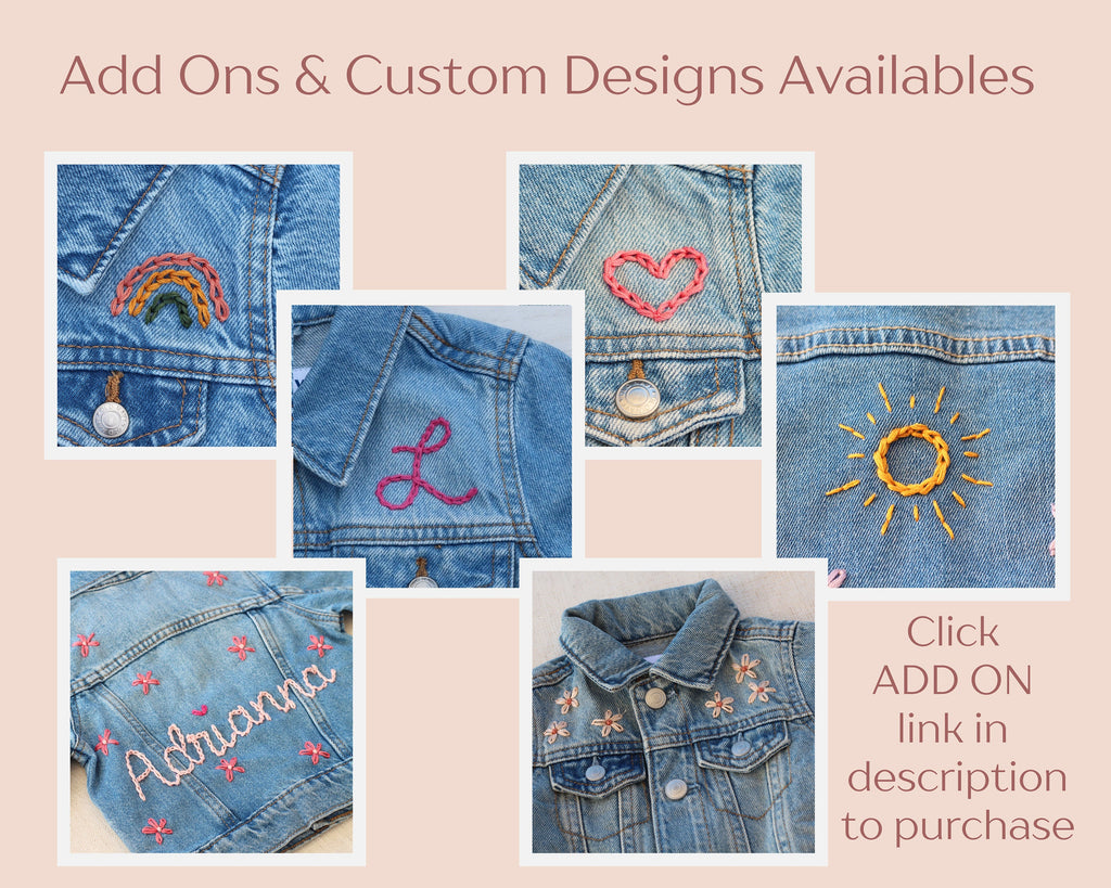 Big Sister Jacket with Big Sis Jean Jacket Baby Announcement Little Sister Denim Jacket Personalized Sister Gift Toddler Jacket Embroidered